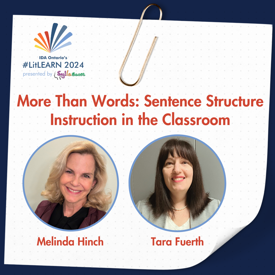 Session: More Than Words: Sentence Structure Instruction in the Classroom Sentence structure knowledge consists of knowing syntax, the rules that govern sentence building. Spoken and written language are enhanced when students acquire the skills of sentence structure and learn to manipulate, change, and elaborate sentences to make them more complex. In addition to allowing students more opportunities to participate in complex classroom discussion, explicit syntax instruction plays a vital role in reading comprehension and written language. Attendees will learn what explicit syntactic instruction looks like in kindergarten, the Syntax Project Grades 1 through 6, and implications for writing using The Writing Revolution, a writing program created by Judith Hoffman and Natalie Wexler.